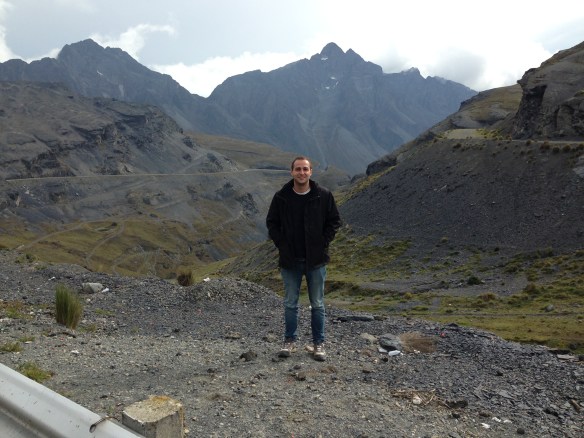 En la cima del "Camino de la Muerte"