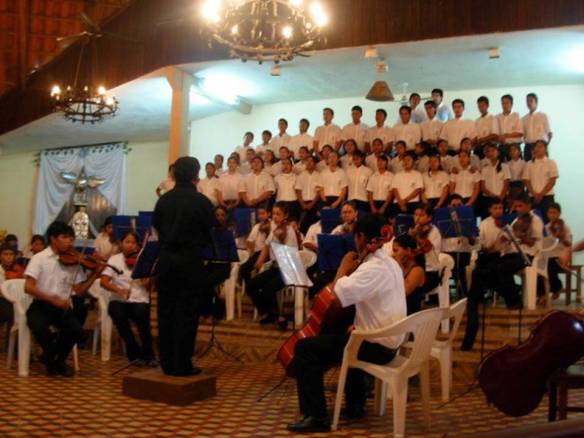 Instantes antes de comenzar el 