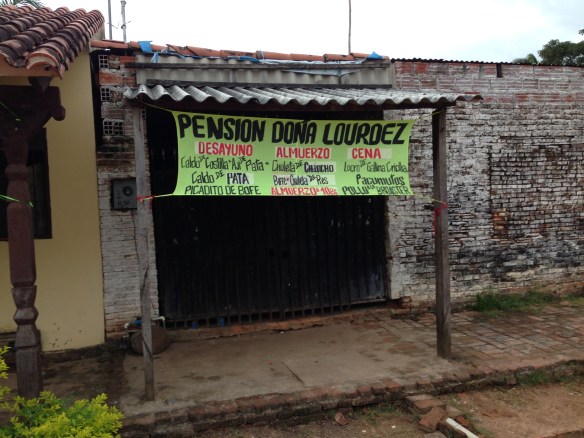 En Bolivia Pensión significa Restaurante. 