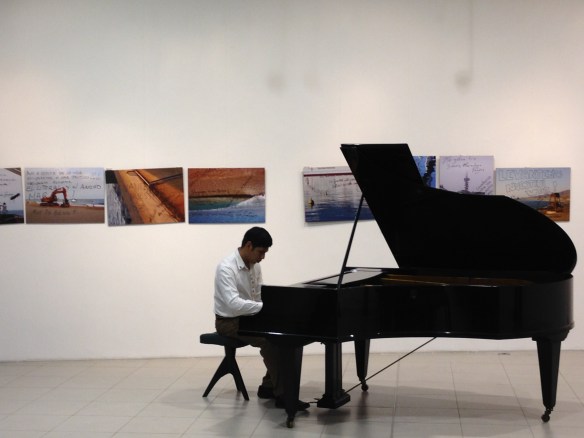 "Pancho" en un momento de su actuación