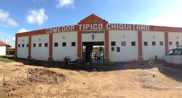 Comedor típico de la Chiquitanía en el que desayunamos