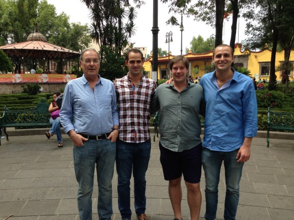 Una de las Plazas típicas de Coyoacán