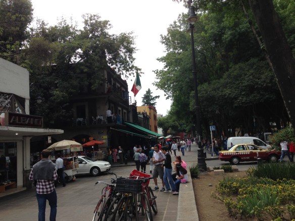 Calle típica de Coyoacán