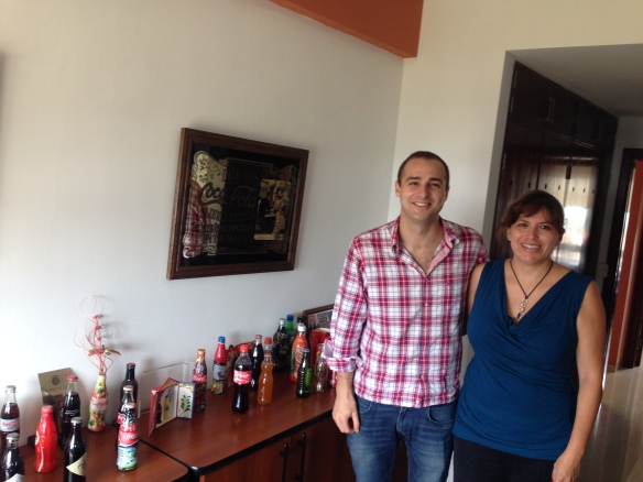Con Verónica Ocampo (Responsable de la Fundación Coca-Cola en Bolivia) de Coca-Cola
