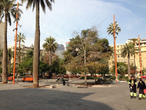 Plaza de Armas (considerado como centro histórico de Santiago)